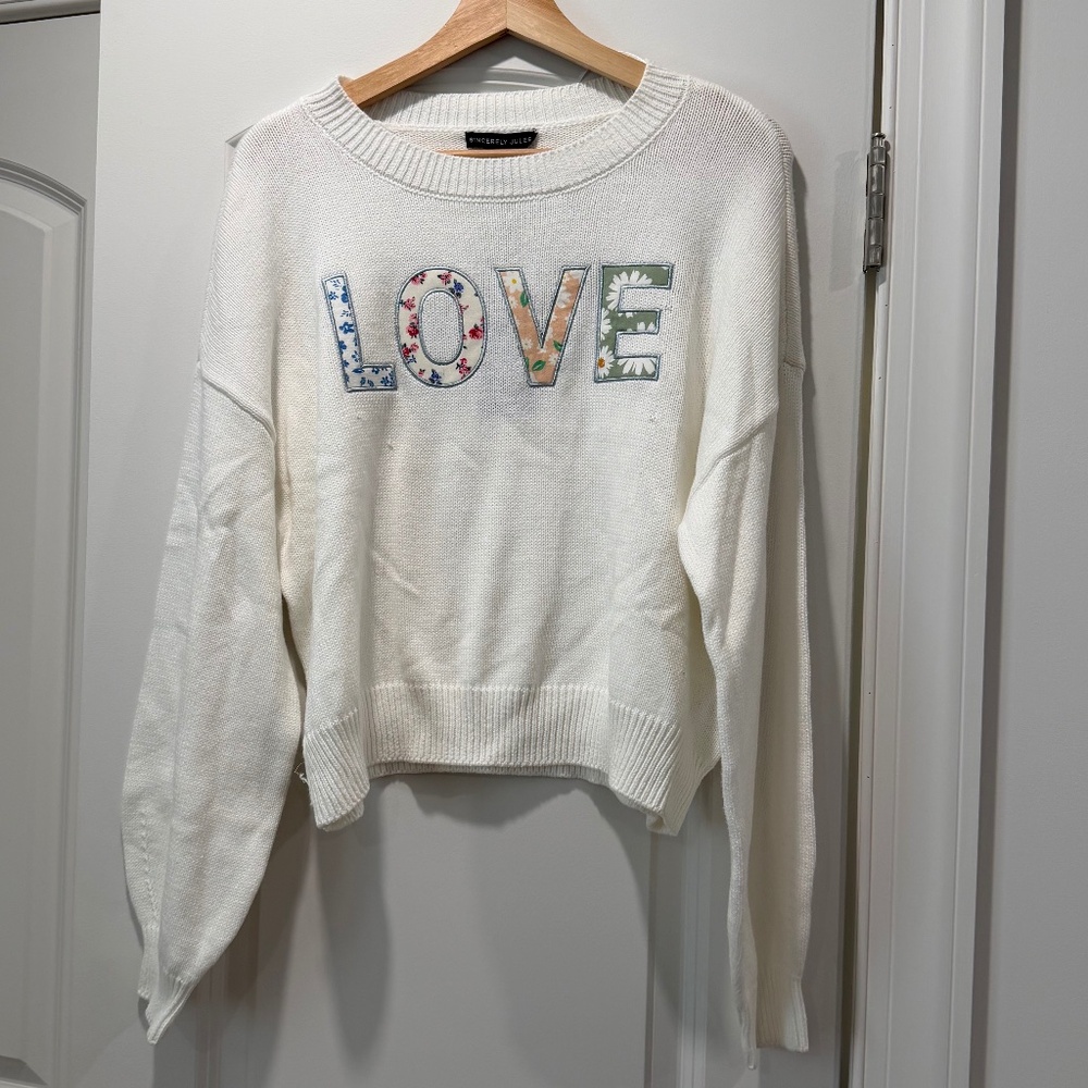 Womens Cropped Sweater